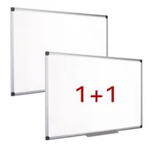 Tablice i flipcharty - B2B Partner Biała tablica do pisania 1+1 GRATIS 777030 - miniaturka - grafika 1