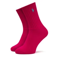 Skarpetki damskie - Skarpety wysokie damskie Polo Ralph Lauren 455846847010 Różowy - miniaturka - grafika 1