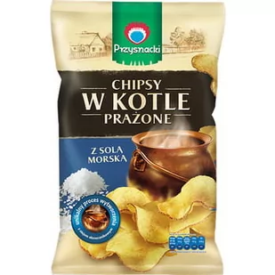 Przysnacki Chipsy W Kotle Prażone Z Solą Morską 30G - Chipsy - miniaturka - grafika 1