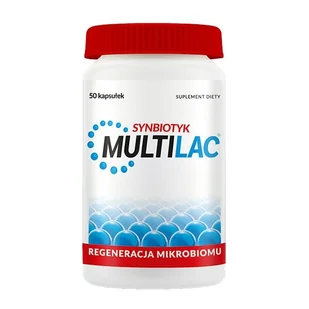 Multilac synbiotyk x50 kapsułek - Przeziębienie i grypa - miniaturka - grafika 1