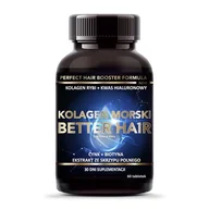 Włosy, skóra, paznokcie - Intenson Kolagen morski better hair Suplement diety 60 tab. - miniaturka - grafika 1