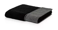 Ręczniki - Ręcznik czarny z jodełką 50x100 cm BROOKLYN - miniaturka - grafika 1
