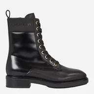Botki damskie - Trzewiki damskie skórzane Calvin Klein HW0HW01715 38 Czarne (8720108620451). Buty za kostkę damskie - miniaturka - grafika 1