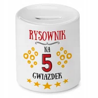 Skarbonki - Dla Rysownika Skarbonka na Urodziny na Prezent z Nadrukiem ze Zdjęciem + Opakowanie na prezent (wzór 04) - miniaturka - grafika 1