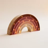 Lampy pozostałe - Drewniana Lampka Tęcza – Różowa - miniaturka - grafika 1