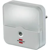 Pozostałe oświetlenie - Brennenstuhl Lampka nocna z czujnikiem zmierzchu biała - miniaturka - grafika 1