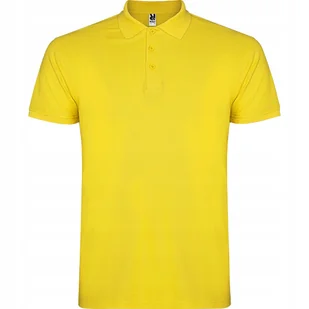 Koszulka POLO Męska Bawełna PIQUE Roly STAR 6638 ŻÓŁTA Yellow XL - Koszulki męskie Koszulka POLO Męska Bawełna PIQUE Roly STAR 6638 ŻÓŁTA Yellow XL - Koszulki męskie - miniaturka - grafika 1