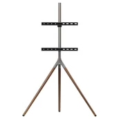 Uchwyty do projektorów - One For All Stojak pod telewizor 32 - 65 cali, ciemnobrązowy - miniaturka - grafika 1