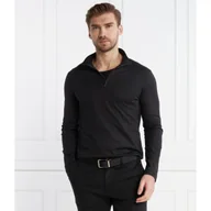Swetry męskie - Calvin Klein Golf SMOOTH COTTON LS ZIP UP | Regular Fit - miniaturka - grafika 1