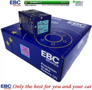 Tylne klocki GreenStuff + tarcze hamulcowe 330mm EBC seria Premium Lincoln MKS 2009-2012 - Tarcze hamulcowe - miniaturka - grafika 4