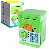 Skarbonki - Skarbonka Mini Sejf Dla Dzieci Interaktywna Z Kotkiem Y240 - miniaturka - grafika 1
