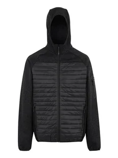 Regatta Kurtka hybrydowa "Newhill" w kolorze czarnym - Kurtki i kamizelki sportowe męskie - miniaturka - grafika 1