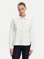 Koszule damskie - Guess Koszula W5GH35 D5NW1 Biały Regular Fit - miniaturka - grafika 1
