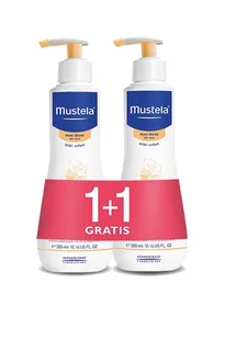 Mustela LABORATOIRES EXPANSCIENCE POLSKA SP Z O.O Bebe Odżywczy żel do mycia z Cold Cream 2 x 300 ml - Balsamy i oliwki dla dzieci - miniaturka - grafika 1