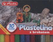 Masy plastyczne - Herlitz Plastelina brokatowa 8+2 kolory (złoty i srebrny)  9567215 - miniaturka - grafika 1