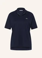 Koszulki i topy damskie - Lacoste Koszulka Polo Z Piki blau - LACOSTE - miniaturka - grafika 1
