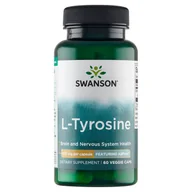 Witaminy i minerały - SWANSON AjiPure L-Tyrozyna 500mg 60kaps - miniaturka - grafika 1