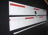 Mały naukowiec - Oś liczbowa suchościeralne nakładki magnetyczne - miniaturka - grafika 1