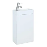 Szafki łazienkowe - Elita zestaw szafka+umywalka SET YOUNG BASIC WHITE 163068 - miniaturka - grafika 1