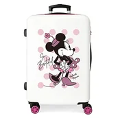 Walizki - Disney Have a Good Time Minnie So Beautiful Średniej walizce Różowy 46x65x23 cms Sztywne zapięcie z boku 56L 3 kg 4 koła Podwójne, Różowy, Talla única, średnia walizka - miniaturka - grafika 1
