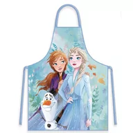 Śliniaki i fartuszki - Fartuszek dla dziecka + czapka szefa Frozen Anna Elsa Olaf Disney niebieski - miniaturka - grafika 1