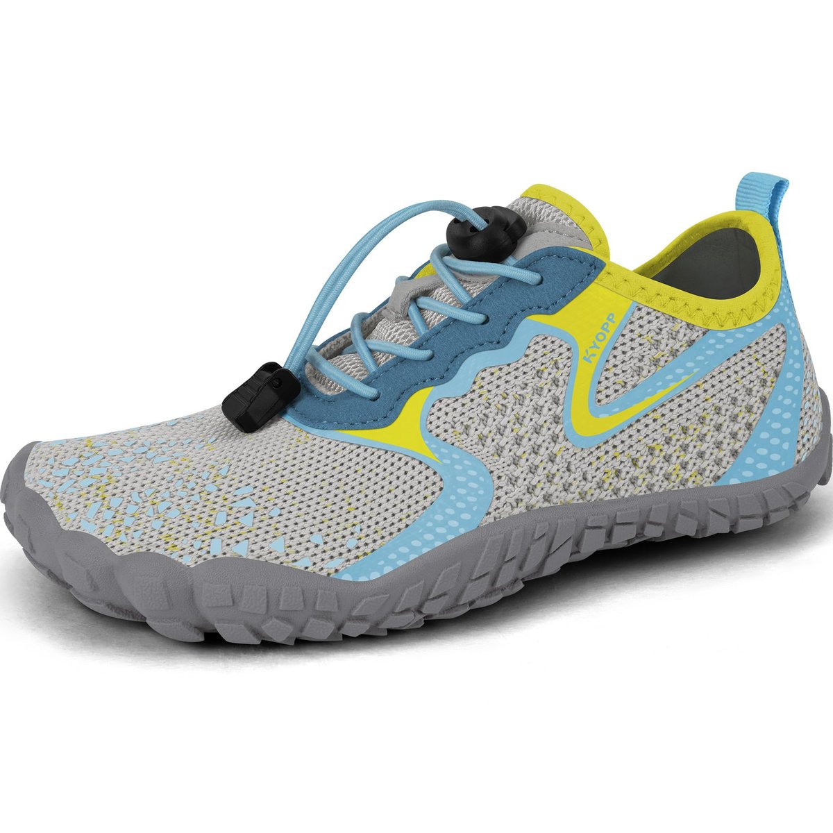 Kyopp Buty Dziecięce Barefoot Oddychające Turystyczne Rozmiar 33 Szare