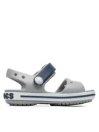Buty dla chłopców - Crocs Sandały Crocband Sandal 12856 Szary - miniaturka - grafika 1