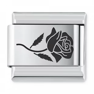 Murrano ITALIAN CHARMS Symbole Roślinne Róża IH-222 - Charmsy - miniaturka - grafika 1