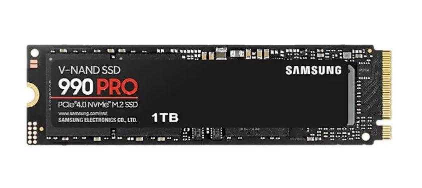 Samsung 1TB M.2 PCIe Gen4 NVMe 990 PRO