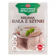 Kiełbasa i wędliny - Pekpol Kurpiowskie specjały Kiełbasa biała z szynki 400 g - miniaturka - grafika 1