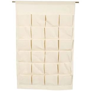 Kalendarz adwentowy z tkaniny - 93 x 60 cm - 24 kieszenie - Biały - Dzieci - Unisex - Kalendarze - miniaturka - grafika 1