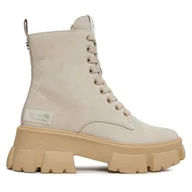 Botki damskie - Trapery Steve Madden Tanker Bootie SM11001261 SM11001261-846 Beżowy - miniaturka - grafika 1