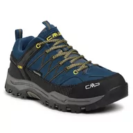 Buty trekkingowe dziecięce - CMP Kids Rigel Low Trekking Shoes Wp 3Q13244J Blue Ink/Yellow 10MF - miniaturka - grafika 1