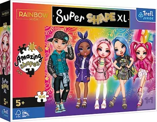 Trefl, 50015 50015 104 XL Super Shape - Stylowe Rainbow High - Puzzle - miniaturka - grafika 1