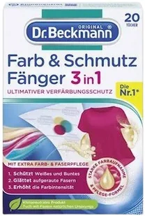 DR BECKMANN CHUSTECZKI DO PRANIA PRZECIW FARBOWANIU WYŁAPUJĄCE KOLORY 20 SZT. - Środki do prania - miniaturka - grafika 1