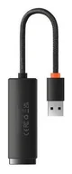 Karty sieciowe - Baseus Lite Series USB do RJ45, 100Mbps czarny WKQX000001 - miniaturka - grafika 1