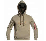Bluzy męskie - Bluza z kapturem męska Alpha Industries Camo TPU Hoody rozmiar M - miniaturka - grafika 1