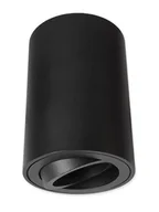 Lampy sufitowe - Superled Valse lampa sufitowa tuba kierunkowa czarna - miniaturka - grafika 1