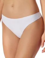 Majtki damskie - Schiesser Damskie stringi typu stringi, niewidoczne miękkie, białe_180461, 36, Biały_180461, 36 - miniaturka - grafika 1