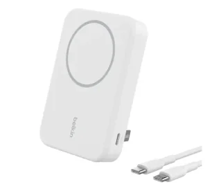 Belkin BPD008BTWH BoostCharge Pro Magnetic 10000mAh,15W Qi2, MagSafe Biały - Powerbanki - miniaturka - grafika 1