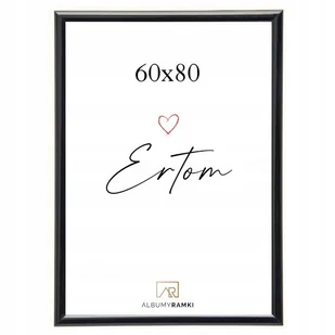 Ramka na zdjęcie 60x80 Ertom LINE STYLE Czarna - Ramki na zdjęcia Ramka na zdjęcie 60x80 Ertom LINE STYLE Czarna - Ramki na zdjęcia - miniaturka - grafika 1