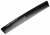 Grzebienie fryzjerskie - Grzebień fryzjerski prosty do strzyżenia rozczesywania antystatyczny karbonowy czarny 0711 - miniaturka - grafika 1