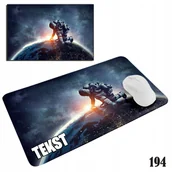 Podkładki pod mysz - PODKŁADKA POD MYSZKĘ MYSZ WZORY DO WYBORU - KOSMOS ATRONAUTA 20x24cm - miniaturka - grafika 1