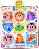 Maty edukacyjne - Interaktywna Mata do tańczenia zwierzęta ZA4388 EDUKAMP - miniaturka - grafika 1