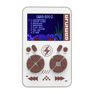 Konsola z powerbankiem YLW Gaminja, 2 w 1, biała - Konsole i gry retro - miniaturka - grafika 1