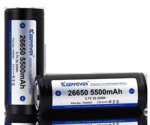 Keeppower KP ICR26650-550PCM 5500mAh Li-ION - Akumulatory ogólnego zastosowania - miniaturka - grafika 1