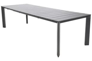 Stół ogrodowy aluminiowy rozkładany Marsala 215+65 cm Grey - Stoły ogrodowe - miniaturka - grafika 1