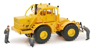Metalowy model kolekcjonerski traktora Kirovets K700 A z 3 figurkami Schuco 1:32 - Samochody i pojazdy dla dzieci - miniaturka - grafika 1