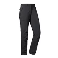 Spodnie damskie - Schöffel Engadin1 damskie spodnie z odpinanymi nogawkami, wygodne i elastyczne spodnie z funkcją Zip-Off, chłodzące i szybkoschnące spodnie outdoorowe dla kobiet szary asfaltowy 48 12640 - miniaturka - grafika 1