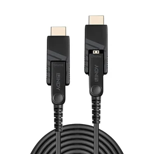 Lindy 38326 kabel HDMI 100 m HDMI Typu D (Micro) Czarny - Kable - miniaturka - grafika 1